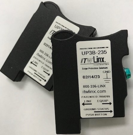 UP3B 66 Block Surge Protector, Surge Protectors | ITW Linx